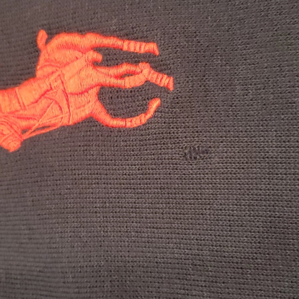 Boys Polo Ralph Lauren big pony 1/4 zip pullover sweater size S(8) - Picture 3 of 5